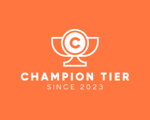 Champion Sports Trophy Cup logo design