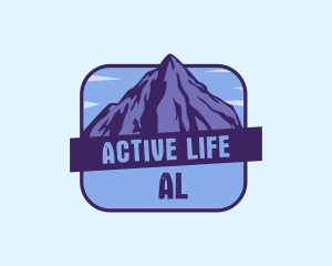 Adventure Mountain Peak logo design