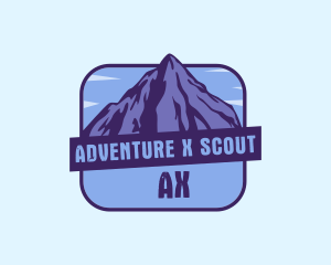 Adventure Mountain Peak logo design