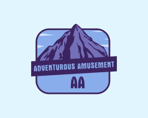 Adventure Mountain Peak logo design