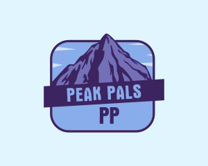 Adventure Mountain Peak logo design