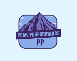 Adventure Mountain Peak logo design