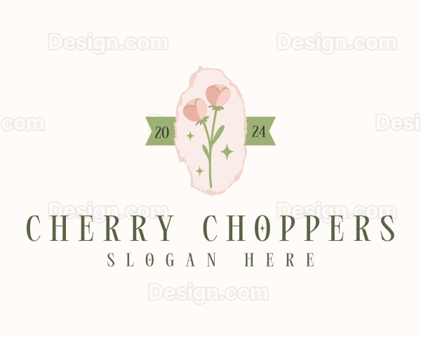 Botanical Flower Gardening Logo