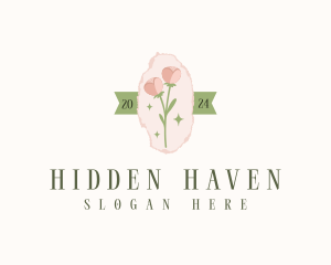 Botanical Flower Gardening Logo