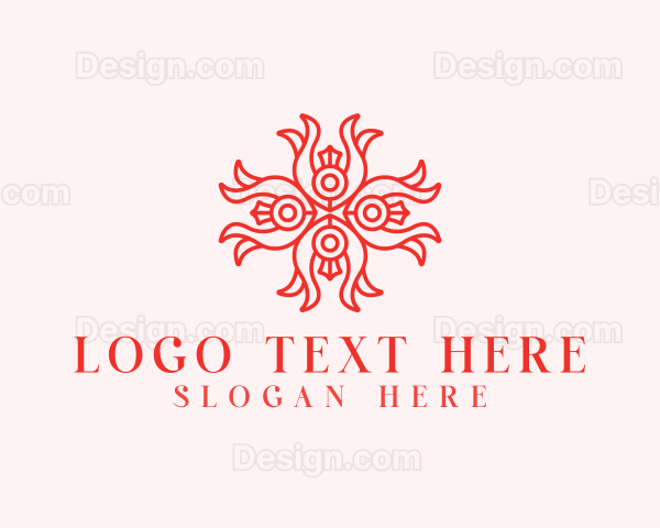 Flower Jewelry Boutique Logo