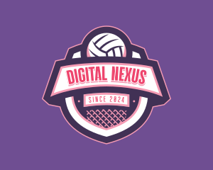 Athletic Volleyball Team logo design