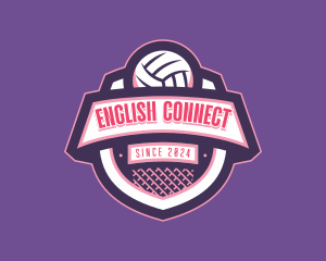 Athletic Volleyball Team logo design