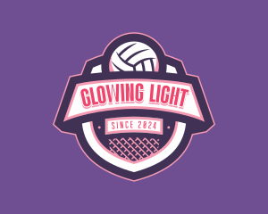 Athletic Volleyball Team logo design