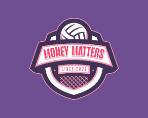 Athletic Volleyball Team logo design