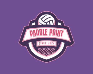 Athletic Volleyball Team logo design