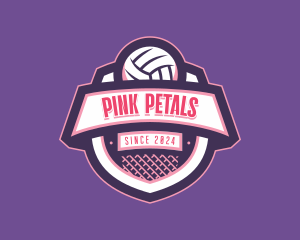 Athletic Volleyball Team logo design