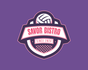 Athletic Volleyball Team logo design