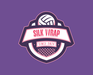 Athletic Volleyball Team logo design