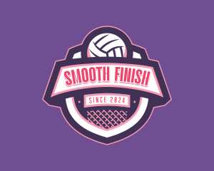 Athletic Volleyball Team logo design