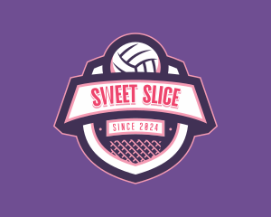 Athletic Volleyball Team logo design