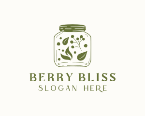 Organic Food Jar logo