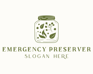 Organic Food Jar logo design