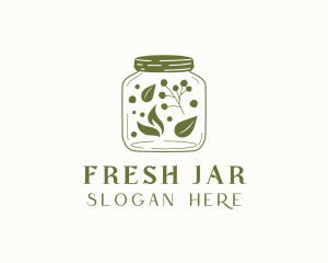 Organic Food Jar logo