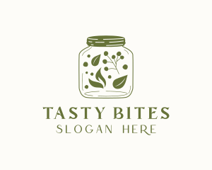 Organic Food Jar logo
