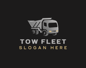 Industrial Dump Truck logo design