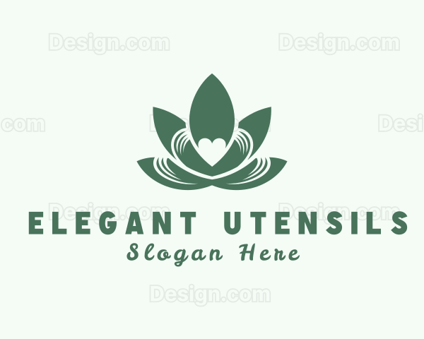 Natural Herb Heart Logo