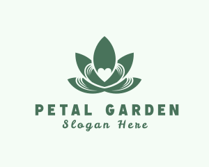 Natural Herb Heart logo design