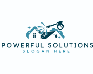 Home Power Washer logo design