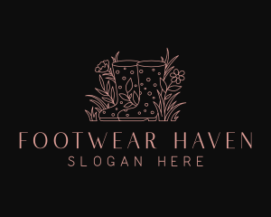 Flower Garden Boots logo design