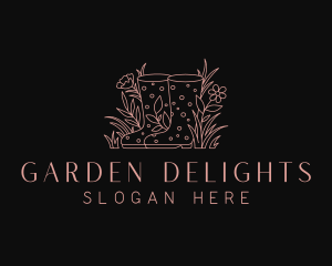 Flower Garden Boots logo design