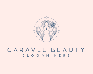 Feminine Beauty Hairdresser logo design