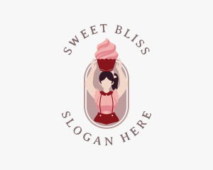 Homemade Cupcake Baker logo design