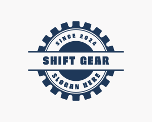 Industrial Gear Cog logo design