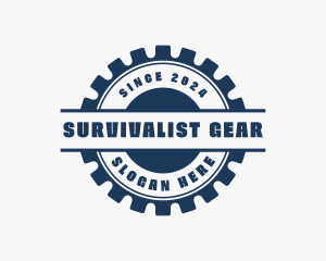 Industrial Gear Cog logo design