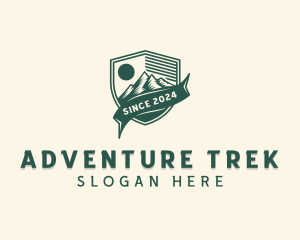 Adventure Mountain Hiker logo design