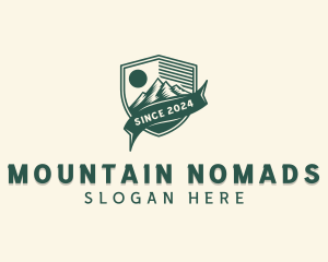 Adventure Mountain Hiker logo design