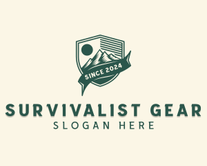 Adventure Mountain Hiker logo design