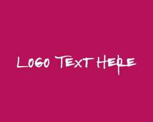 Strong & Pink Text logo