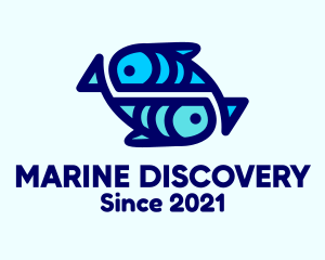 Marine Aquatic Fish  logo design