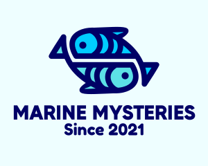 Marine Aquatic Fish  logo design