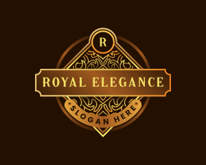 Luxury Royal Hotel logo design