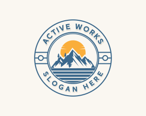 Trekking Adventure Summit logo design