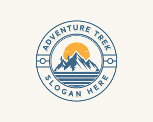 Trekking Adventure Summit logo design