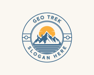 Trekking Adventure Summit logo design