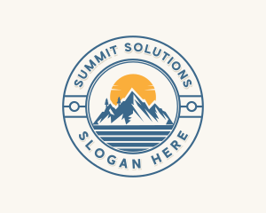 Trekking Adventure Summit logo design