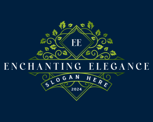 Elegant Leaf Garden logo design