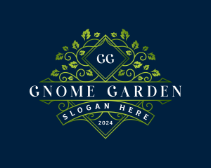 Elegant Leaf Garden logo design