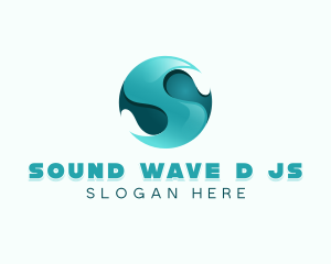 3d Sphere Water logo design