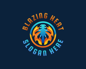 Heating Cooling Fuel logo design