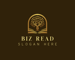 Premium Tree Book logo design