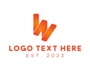 Letter - Generic Tech Letter W logo design